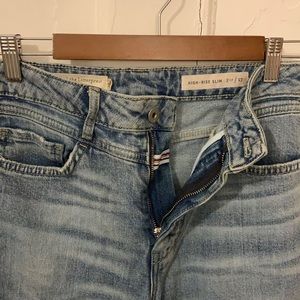 Anthropology jeans, size 27, high rise slim